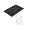 DZ723 Non-Stick Square Hamburger Roll Tray-12 Cups , Hamburger Pan , Baking Trays 