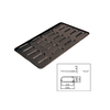 MY12221 Non-Stick Hot Dog Roll Tray-20 Cups ,Hot Dog Bun Baking Trays , Hot Dog Bun Baking Mold