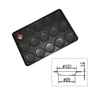 DZ705 4" Non-Stick Hamburger Roll Tray-15 Cups 