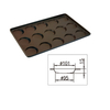 DZ704 High Quality 4" Non-Stick Hamburger Roll Tray-15 Cups ,hamburger Baking Pans 