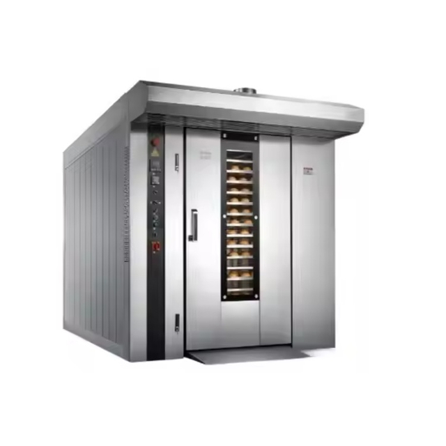 Good Quality 32 Pans And 64 Pans Rotary Oven Baking Bread Making Machine Electric Oven for Baking