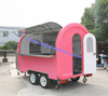 Outdoor Mobile Food Trailer Street Mobile Food Cart China Factory Mobile Food Truck For Sale