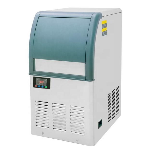 Commercial 25kg/24hr Air Cooling Cube Portable Ice Maker Counter Top Ice Making Machine for Home Use Refrigeration Equipment 