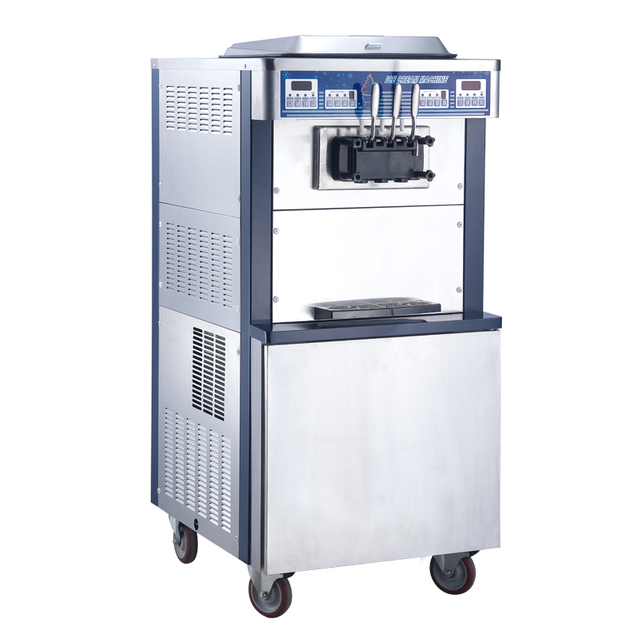 BQ858 China Commercial Automatic Ice Cream Machine Maker 3 Flavors Soft Serve Ice Cream Machine