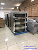 Luxury Commercial 4 Decks 8 Trays Stainless Steel Electric Bakery Oven Prices Electric Bread Baking Oven