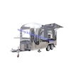 Stainless Steel Mobile Food Trailer / Factory Customized Food Truck / Silver Mobile Food Van /Chicken Grill Food Truck for Sale