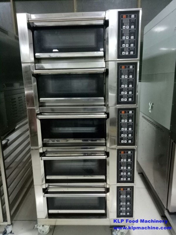 Luxury Type 4 Decks 4 Trays Electric Deck Oven Bakery Oven Prices Electric Deck Oven Commercial Baking Oven for Bread Cake Cookies Pizza 
