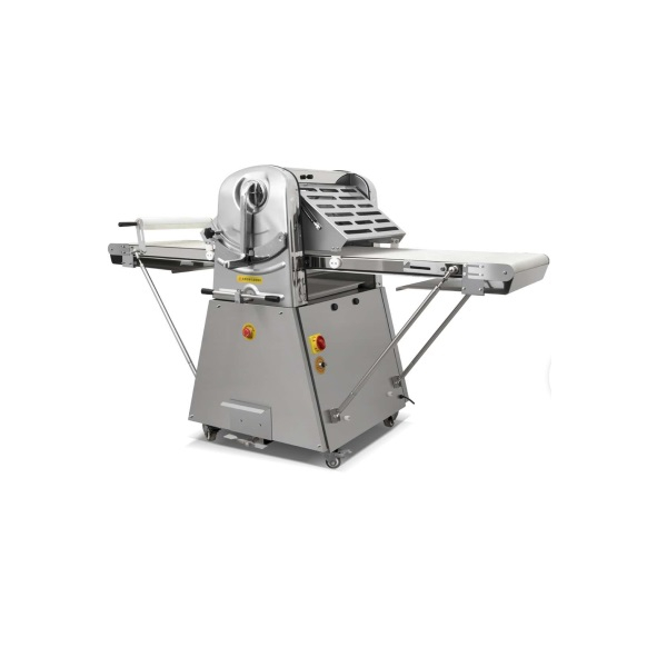 European Style Stainless Steel 520mm 630mm 680mm Floor Standing Bakery Dough Sheeter Pastry Machine Dough Roller for Crossaint 
