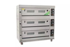 Economical Type Commercial 3 Decks 9 Trays LPG Gas Bakery Bread Machine Gas Deck Oven 3 Layers Gas Oven 