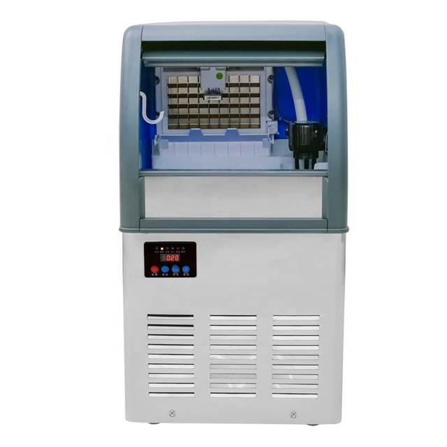 Commercial 25kg/24hr Air Cooling Cube Portable Ice Maker Counter Top Ice Making Machine for Home Use Refrigeration Equipment 