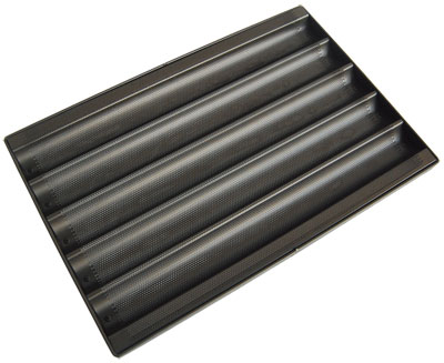MY14201 China High Quality Non-stick 5 Channels Baguette Tray French Bread Pan Baking Trays 