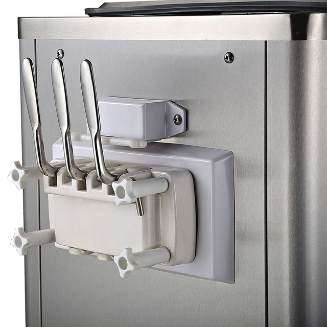 BQ316 Commercial Ice Cream Maker Machine 3 Flavors Counter top Soft Ice Cream Machine