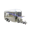 Stainless Steel Mobile Food Trailer / Factory Customized Food Truck / Silver Mobile Food Van /Chicken Grill Food Truck for Sale