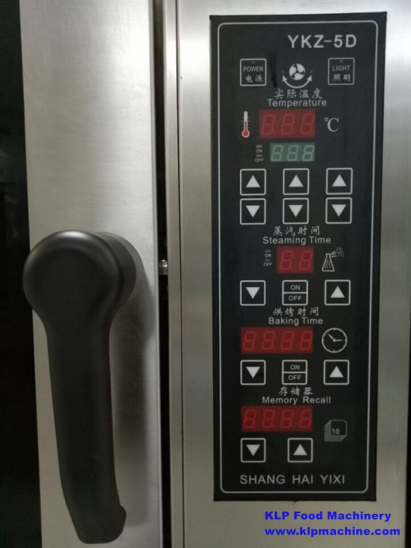 Electric 5 Pans Convection Oven with 10 Trays Dough Proofer Combi Oven With Proofer