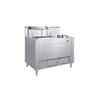 GW-2400 Powder Coating Machine Electric Chicken Breader Fast Food Fried Chicken Breading Table Breading Station for Chicken 